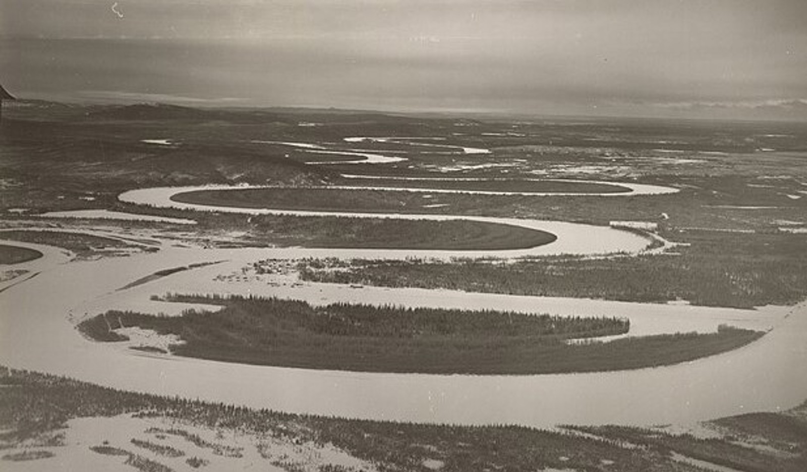 A view of McGrath's landing fields in 1944. Photo courtesy WikiMedia Commons